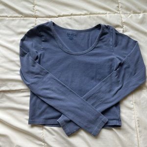 brandy melville jillian top faded blue